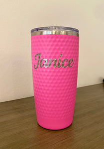 Dimpled Golf Tumbler | Custom Golf Tumbler