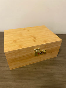 Stash Box | Personalized Bamboo Stash Box with Lock