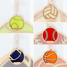 Load image into Gallery viewer, Personalized Sports Ornaments
