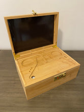 Load image into Gallery viewer, Stash Box | Personalized Bamboo Stash Box with Lock
