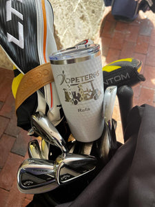 Dimpled Golf Tumbler | Custom Golf Tumbler