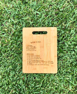 Recipe Engraved Cutting Boards