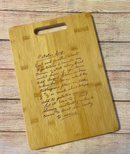 Load image into Gallery viewer, Recipe Engraved Cutting Boards
